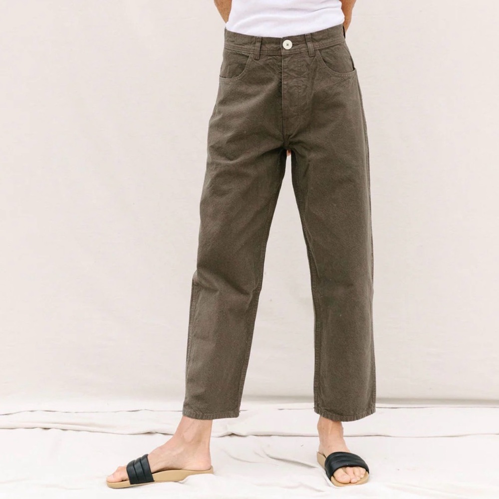 Jesse Kamm California Wide Pants Size 6 NWT Color Mushroom